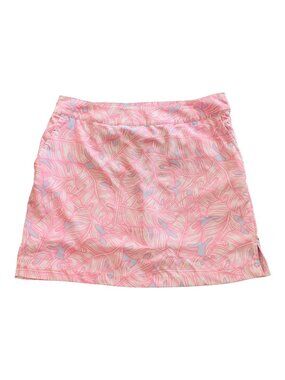 IZOD Size 6 Skort Golf Tennis Pickleball Athletic Built-In Short Pink Floral